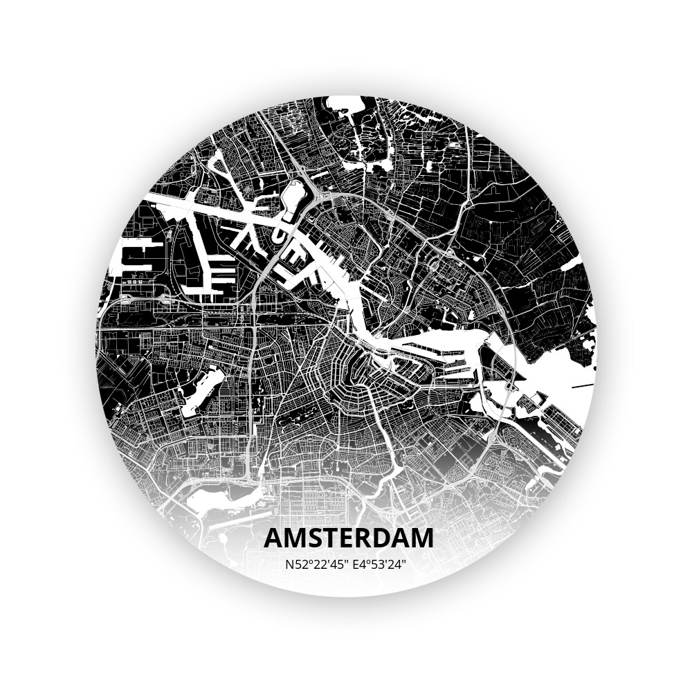 Cirkel poster van Amsterdam